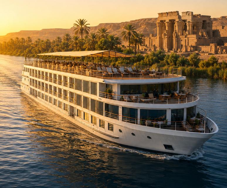 Egypt z paluby lode