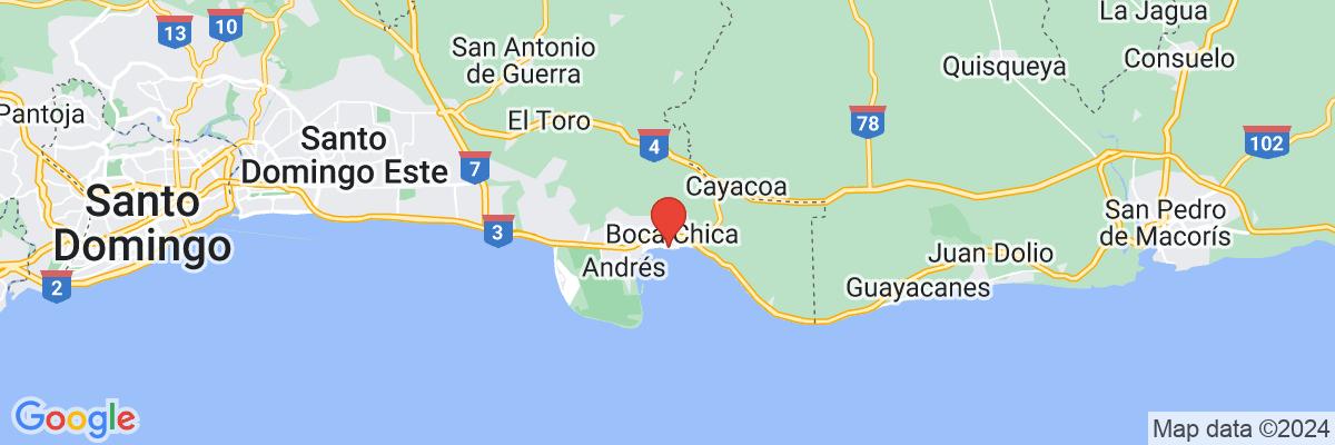 Na mape · Whala Boca Chica