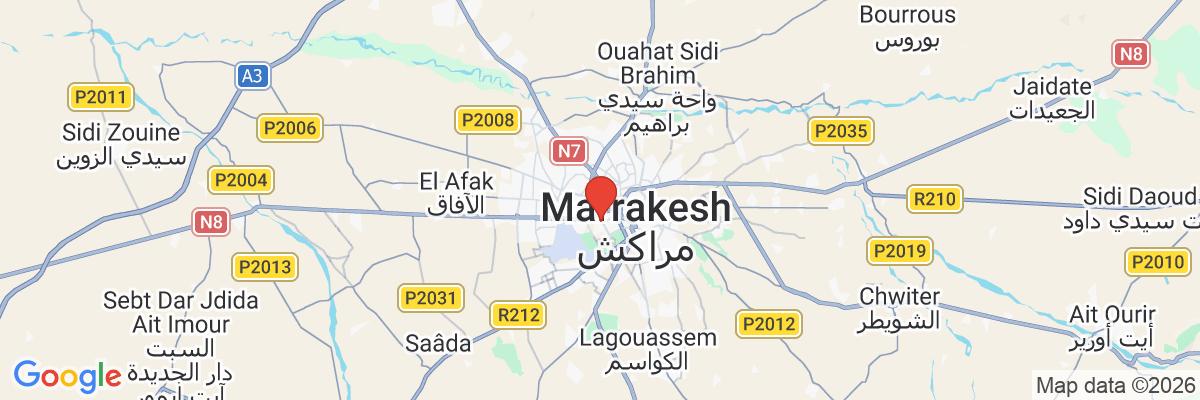 Na mape · Rose Aquapark Hotel Marrakech