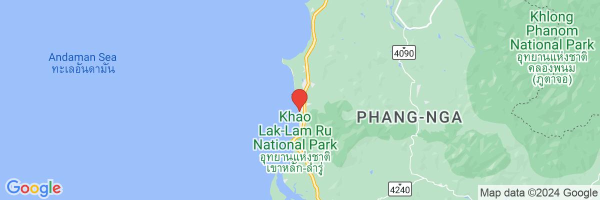 Na mape · Ramada Khao Lak Resort
