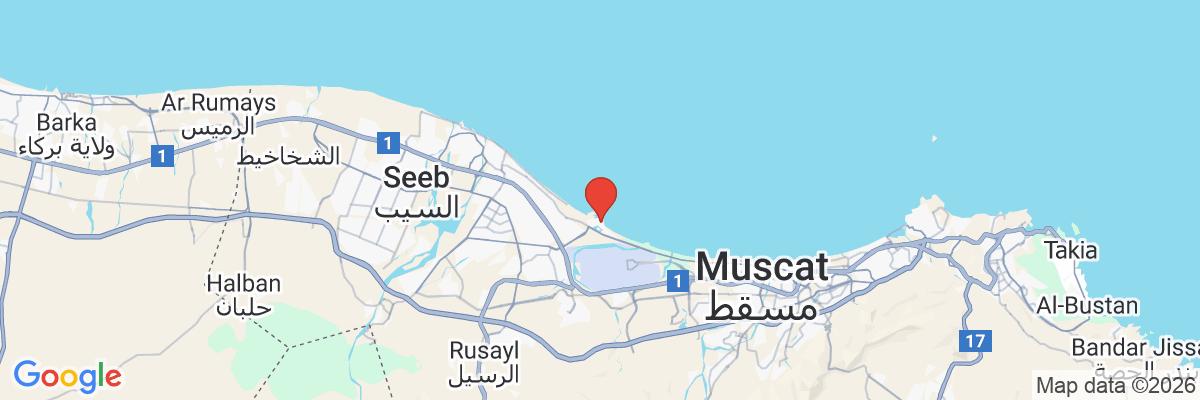 Na mape · Hotel Kempinski Muscat