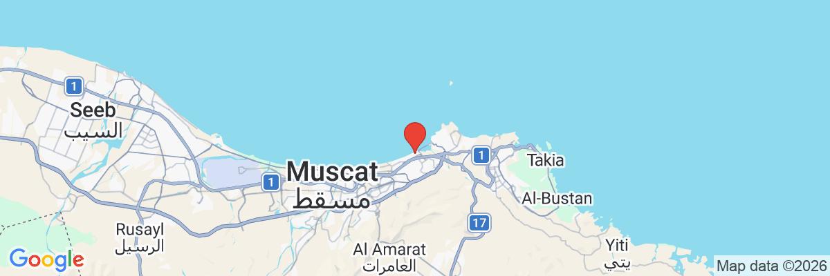 Na mape · Hotel InterContinental Muscat