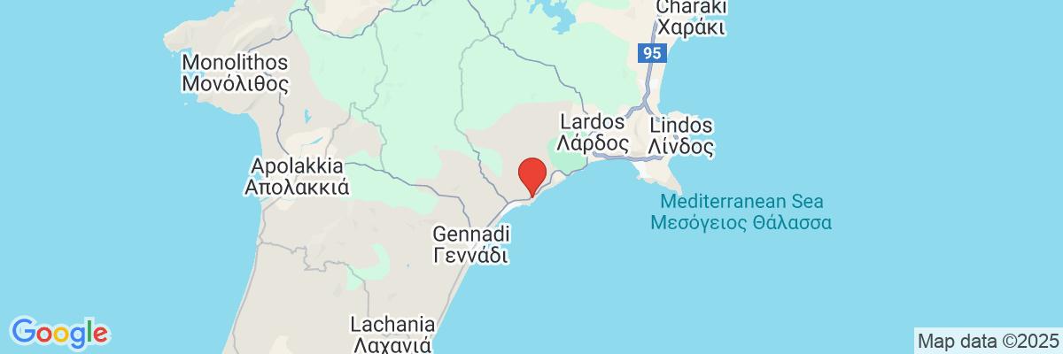 Na mape · Hotel Rodos Princess