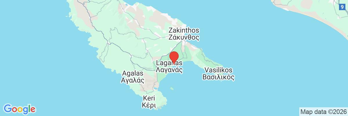 Na mape · Hotel Domes Aulūs Zante, Autograph Collection