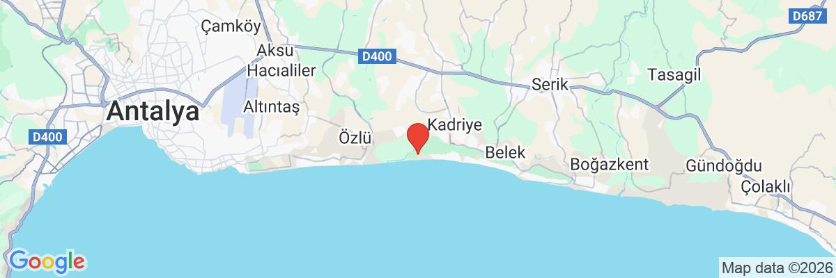 Na mape · Hotel Cullinan Belek