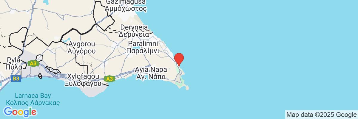 Na mape · Hotel Cavo Maris Beach