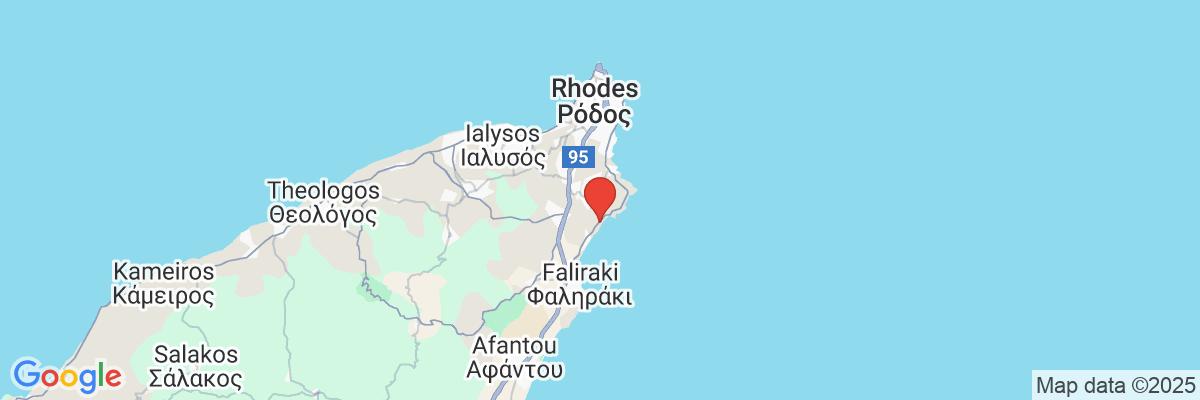 Na mape · Hotel Rodos Palladium