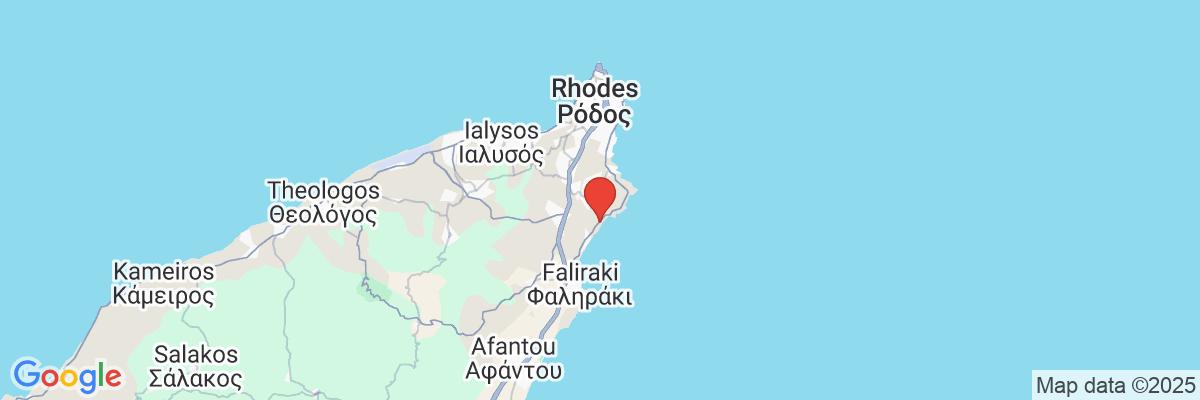 Na mape · Hotel Rodos Palladium