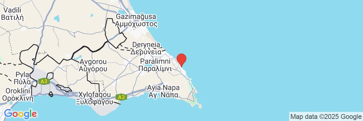 Na mape · Hotel Pernera Beach