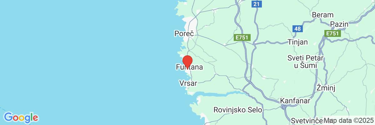 Na mape · Hotel Funtana