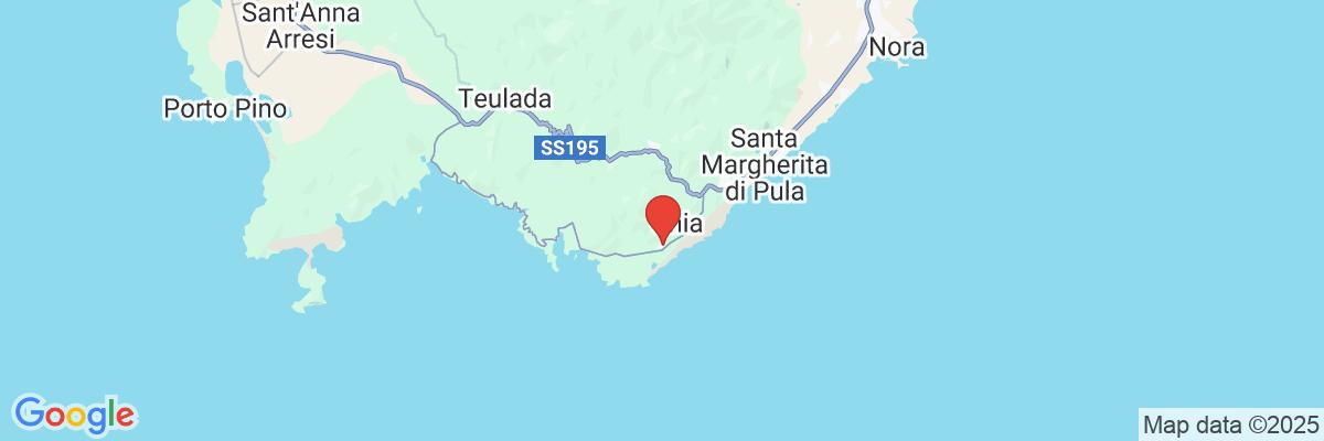 Na mape · Chia Laguna - Hotel Village