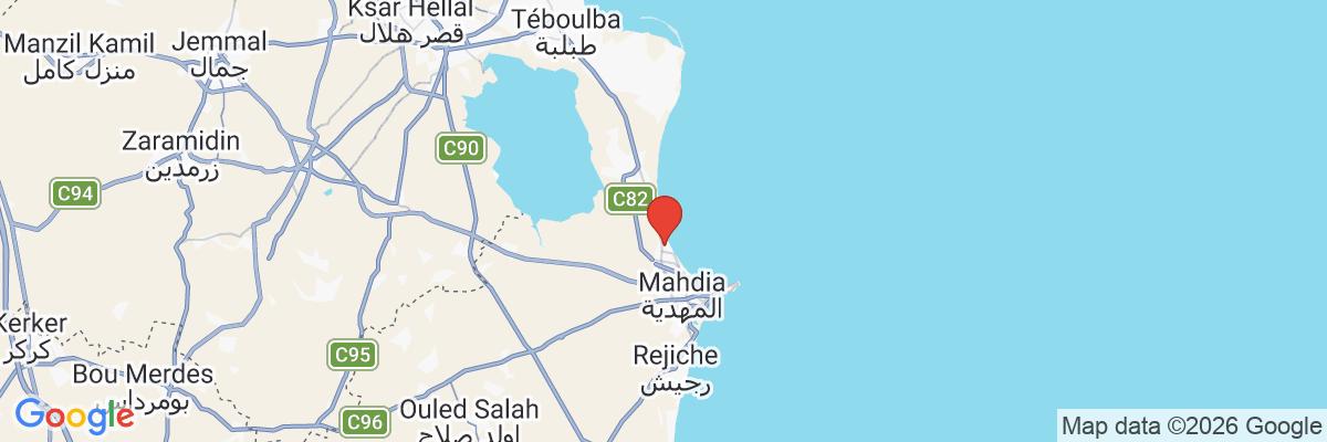 Na mape · Hotel El Mansour Mahdia Thalasso & Spa