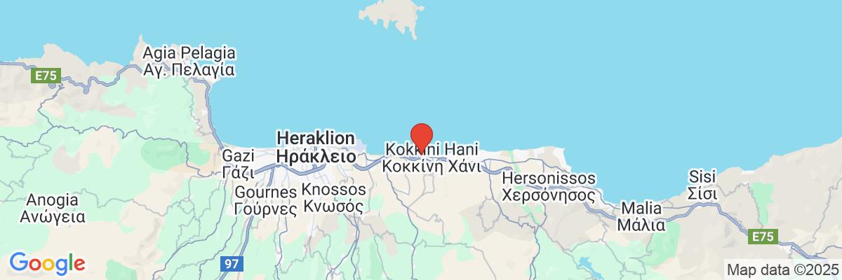 Na mape · Hotel Knossos Beach Bungalow & Suites