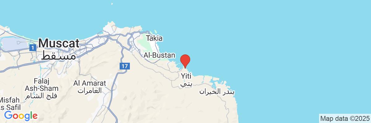 Na mape · Hotel Shangri-La Barr Al Jissah - Al Waha