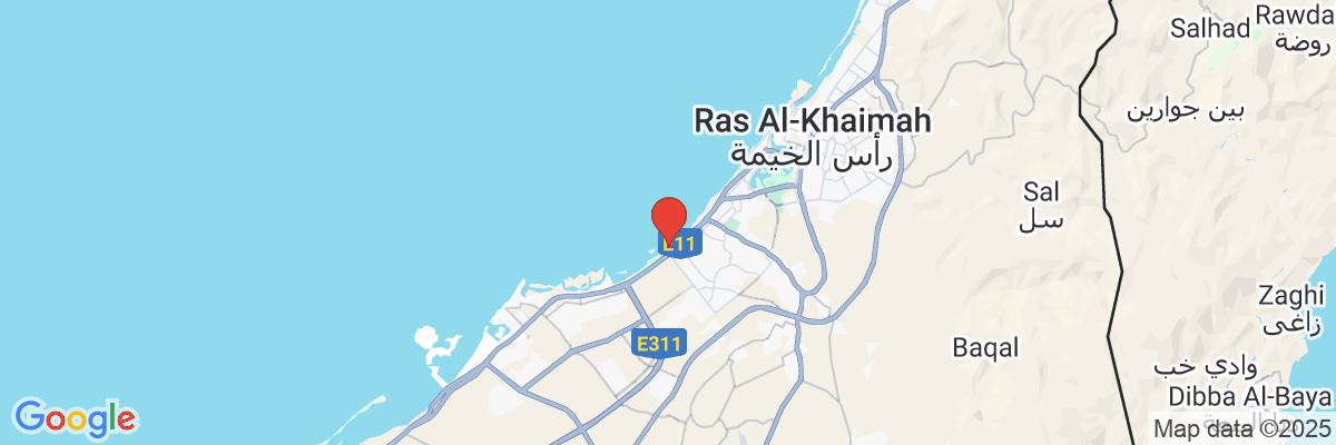 Na mape · Hotel The Cove Rotana Resort