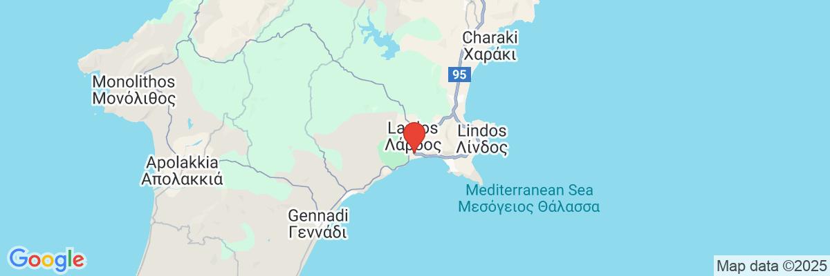 Na mape · Hotel Lindos Princess