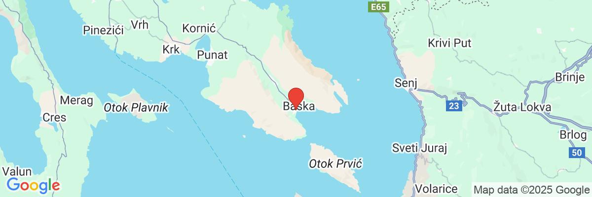 Na mape · Sunny Baška Hotel (ex. Corinthia)