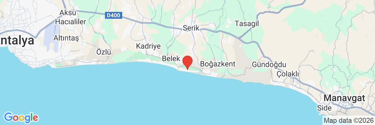 Na mape · Hotel Rixos Premium Belek