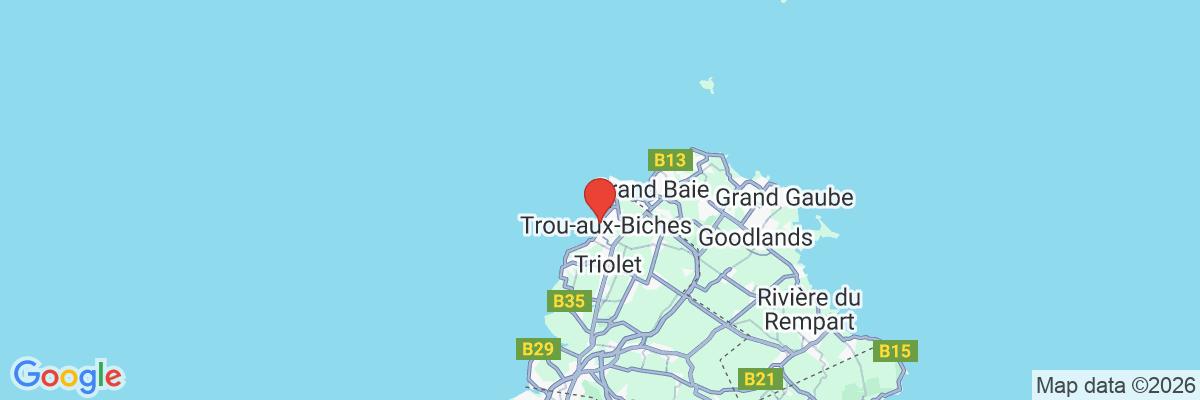 Na mape · Trou aux Biches Beachcomber Golf Resort & Spa