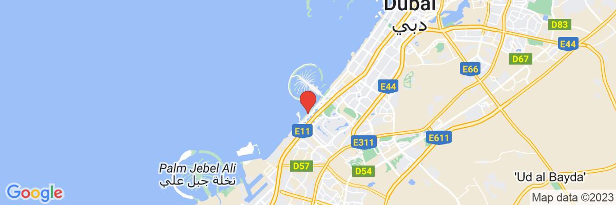 Na mape · Hotel Rixos Premium Dubai