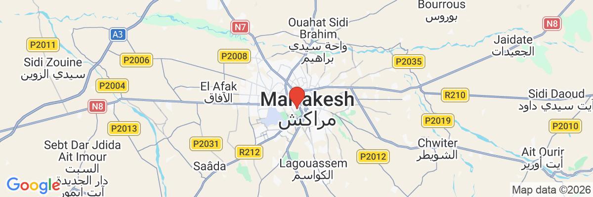 Na mape · Es Saadi Hotel