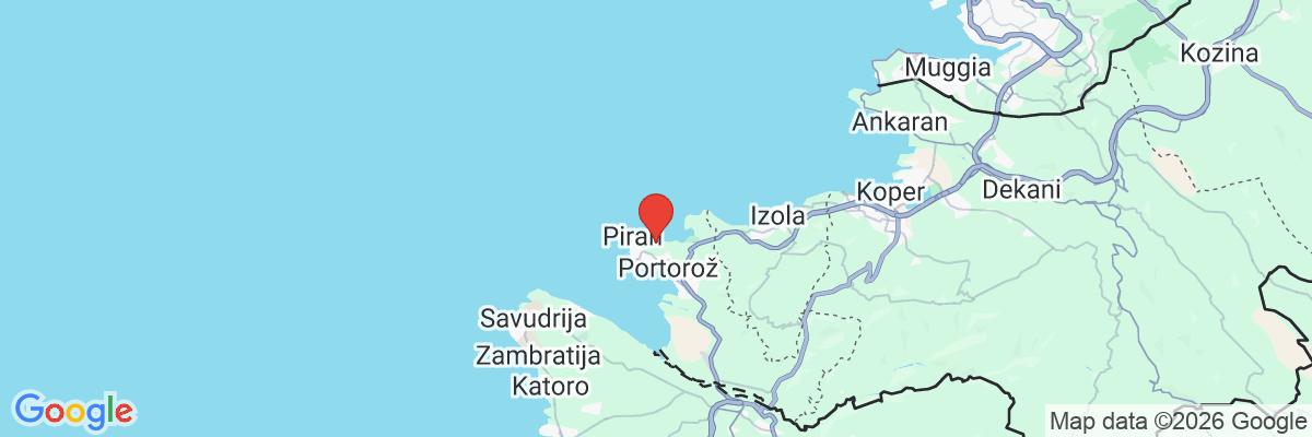 Na mape · Barbara Piran Beach Hotel