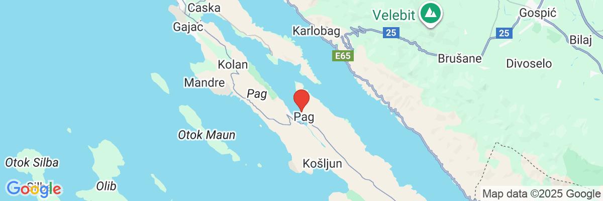 Na mape · Hotel Pagus