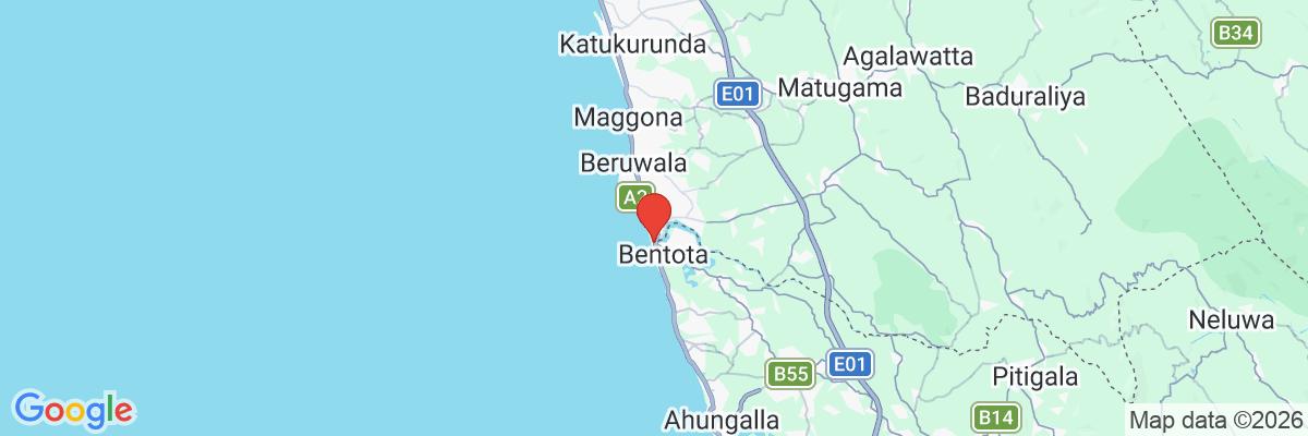 Na mape · Cinnamon Bentota Beach