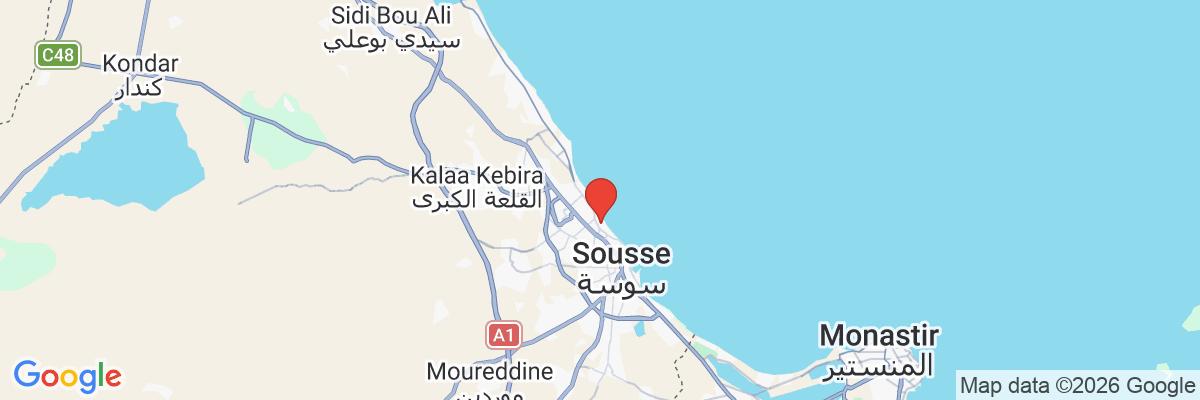 Na mape · Hotel Tour Khalef