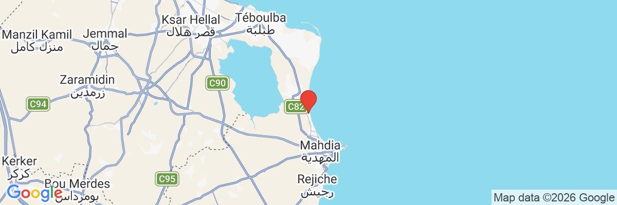 Na mape · Hotel Caribbean World Mahdia