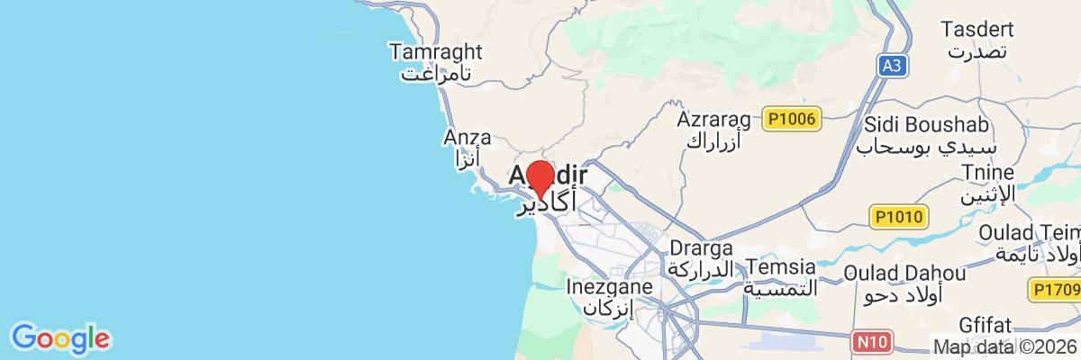 Na mape · Atlantic Hotel Agadir Centre