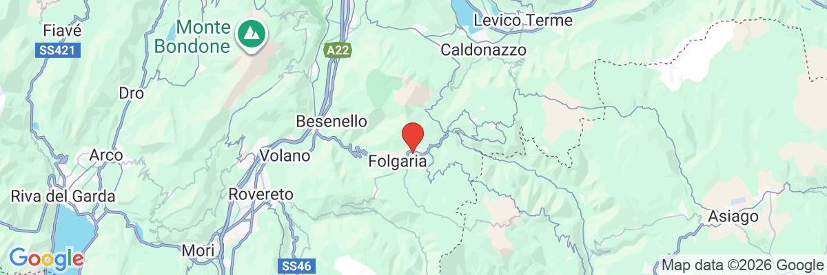 Na mape · Golf Hotel Folgaria