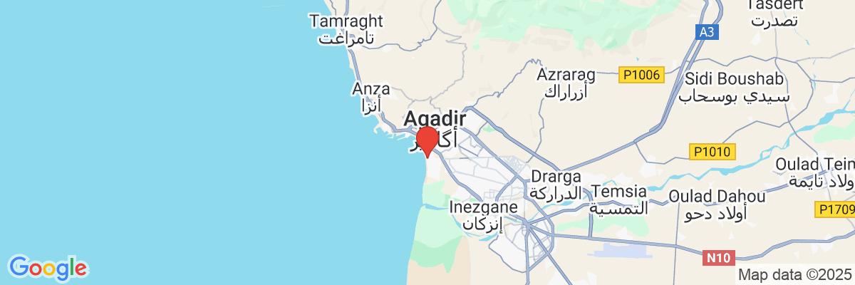 Na mape · Amadil Ocean Club Agadir