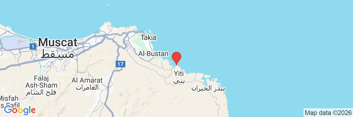 Na mape · Hotel Shangri-La Barr Al Jissah - Al Bandar