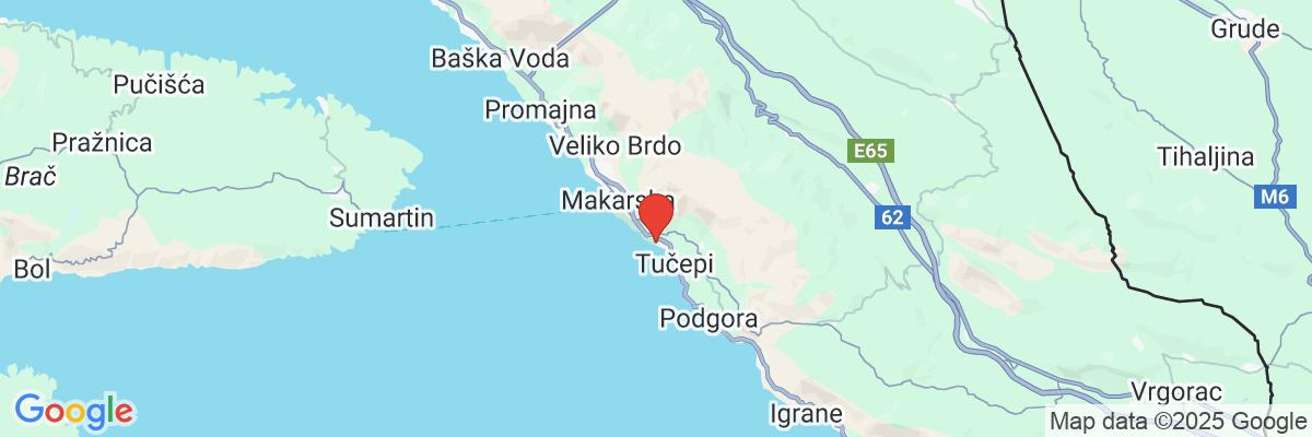 Na mape · Bluesun hotel Jadran