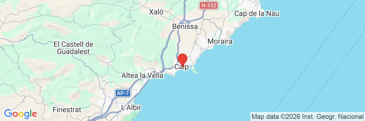 Na mape · Pierre Vacances Bahia Calpe