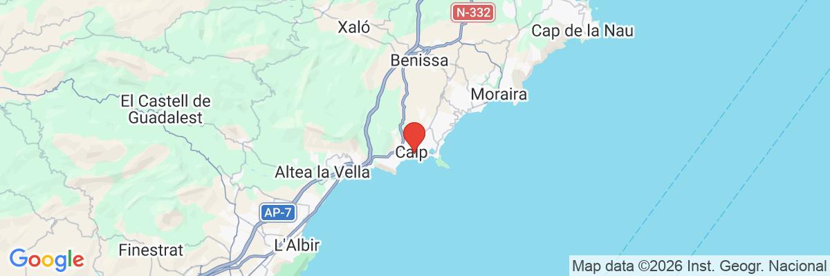 Na mape · Estimar Calpe Suitopia