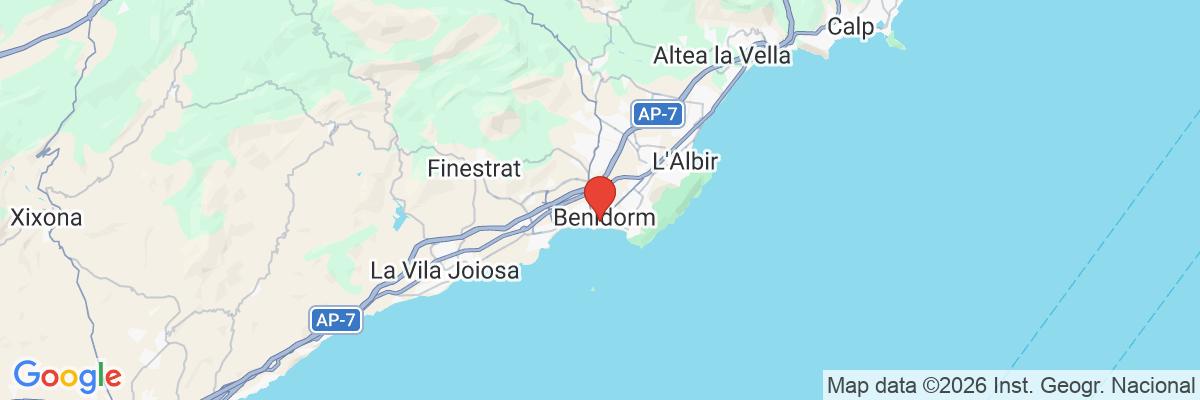 Na mape · Climia Benidorm Plaza