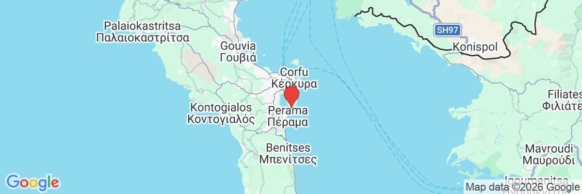 Na mape · Corfu Holiday Palace