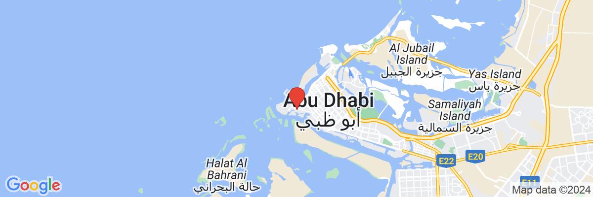Na mape · Hotel Intercontinental Abu Dhabi