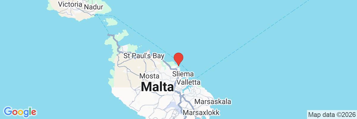 Na mape · Corinthia Hotel St. George's Bay