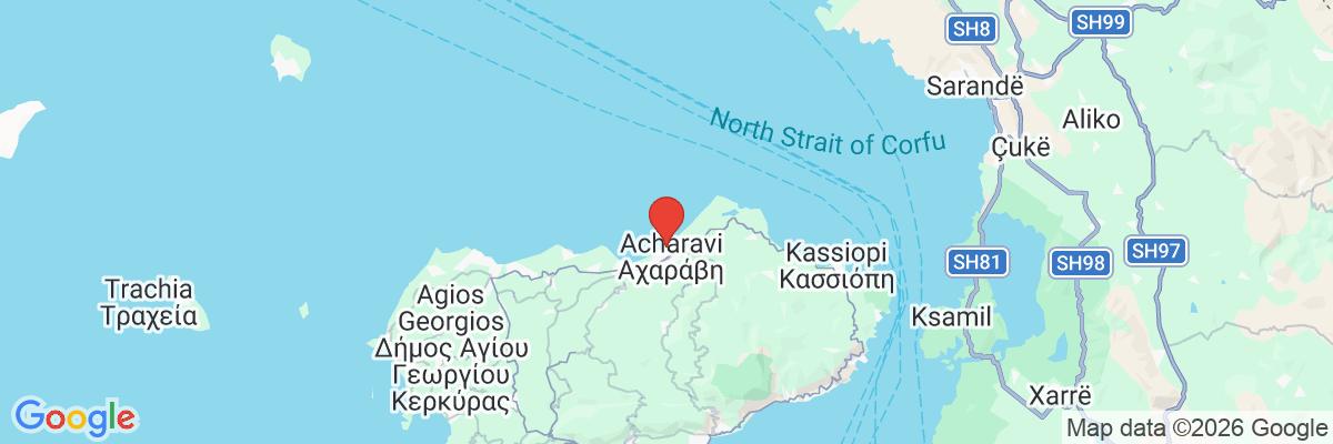 Na mape · Acharavi Beach Resort