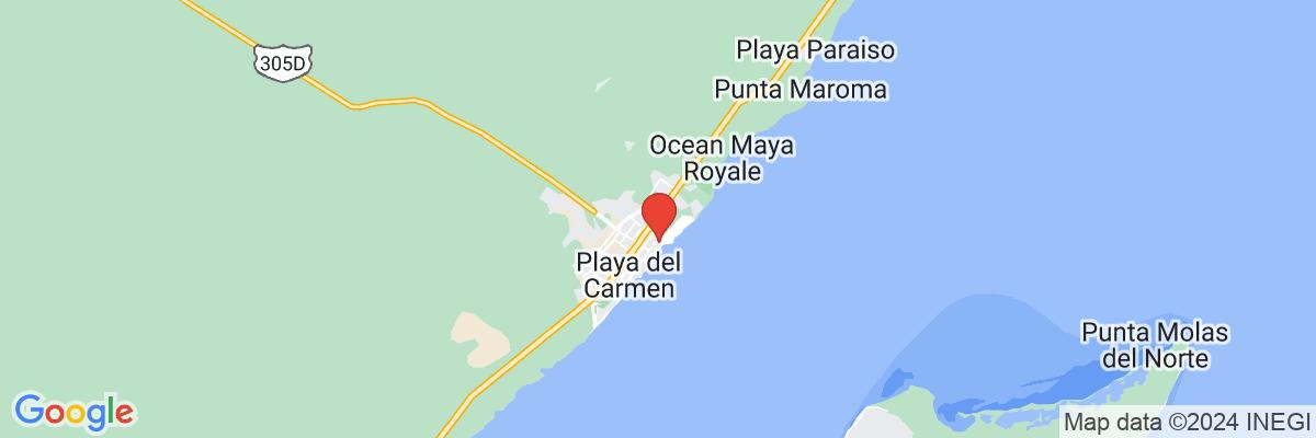 Na mape · Paradisus Playa del Carmen