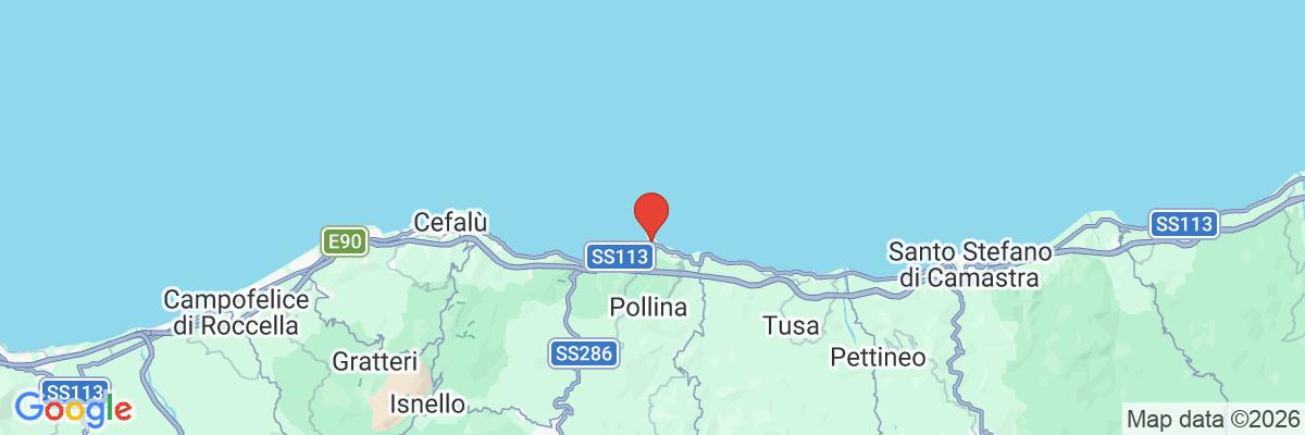 Na mape · Pollina Resort