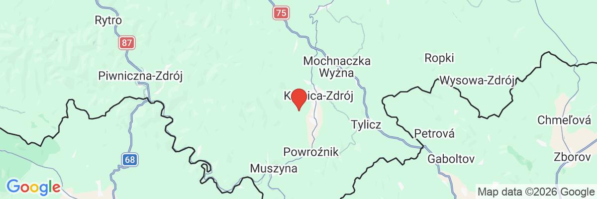 Na mape · Czarny Potok Resort & Spa
