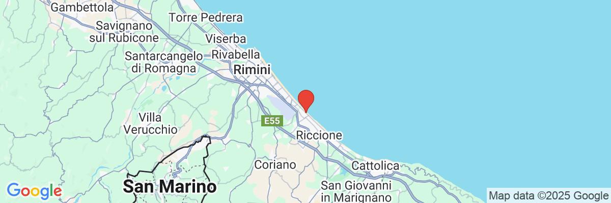 Na mape · Hotel Vittoria