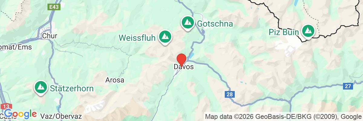 Na mape · Hilton Garden Inn Davos