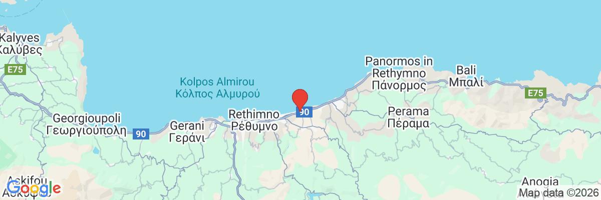 Na mape · Hotel Ydoria Rethymno Resort