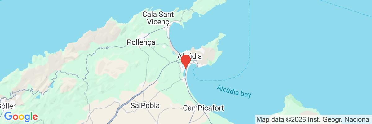 Na mape · THB Bamboo Alcudia