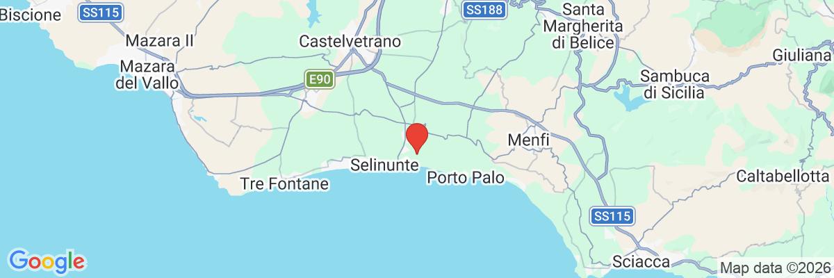 Na mape · Mangia's Selinunte Resort